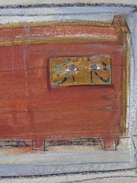 香月泰男、ニューヨーク（１３）、希少画集画、新品高級額、額装付、状態良好