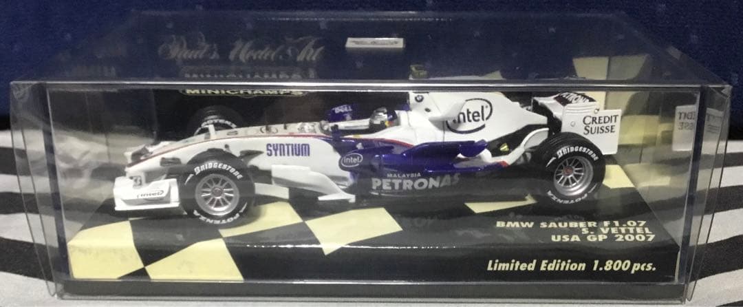 1/43 BMW ザウバー F1.07 ベッテル アメリカGP 2007 限定品