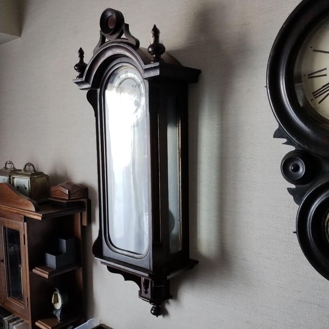 S*y様 アンティーク　掛時計　精工舎　巴里　古時計　初期型　ゼンマイ式　振り子