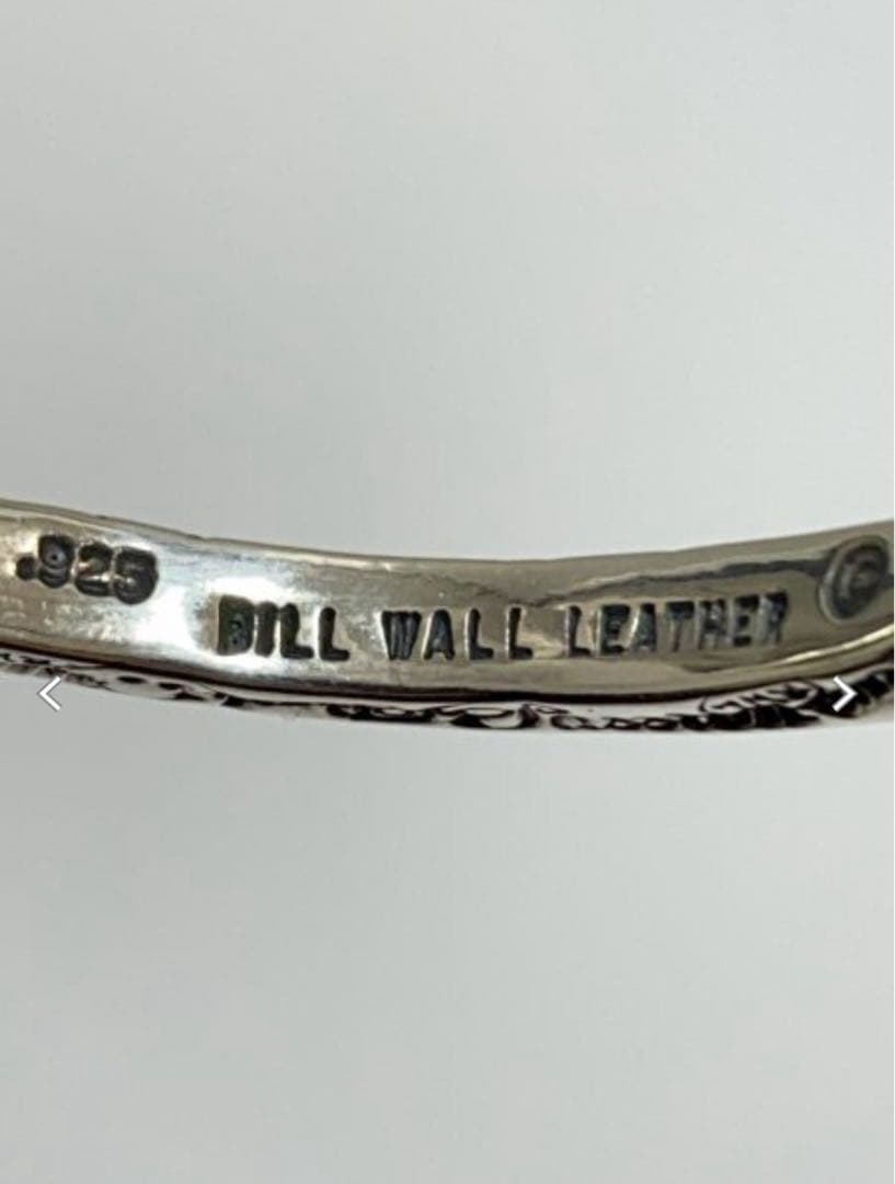 BILL WALL LEATHER 925シルバー バングル