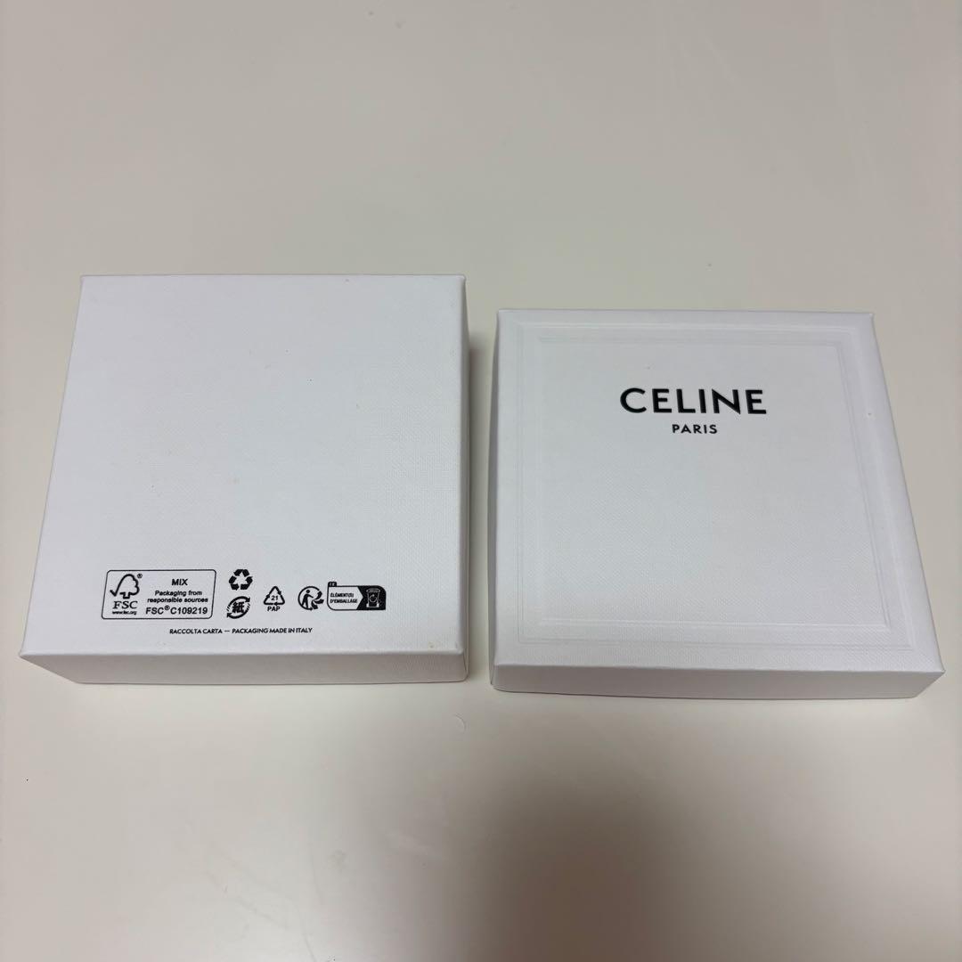 CELINE セリーヌ トリオンフピアス ラインストーンピアス ゴールド