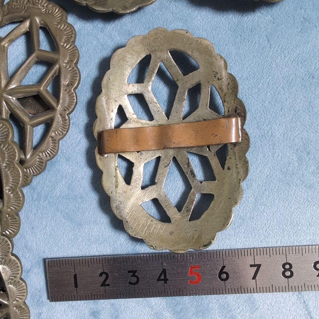 コンチョ　ベルト　バックル　ナホバ　ネイティブアメリカン　ビンテージ