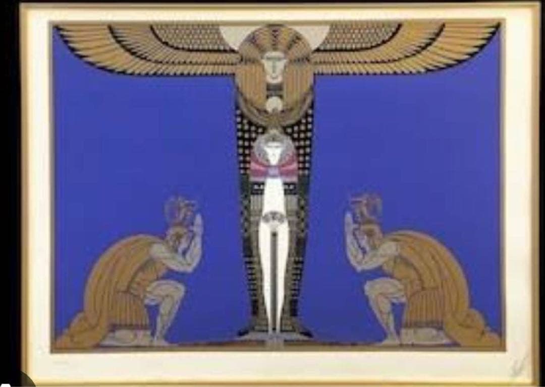 【大幅値下げ】 エルテ　シルクスクリーン　クレオパトラ　1986