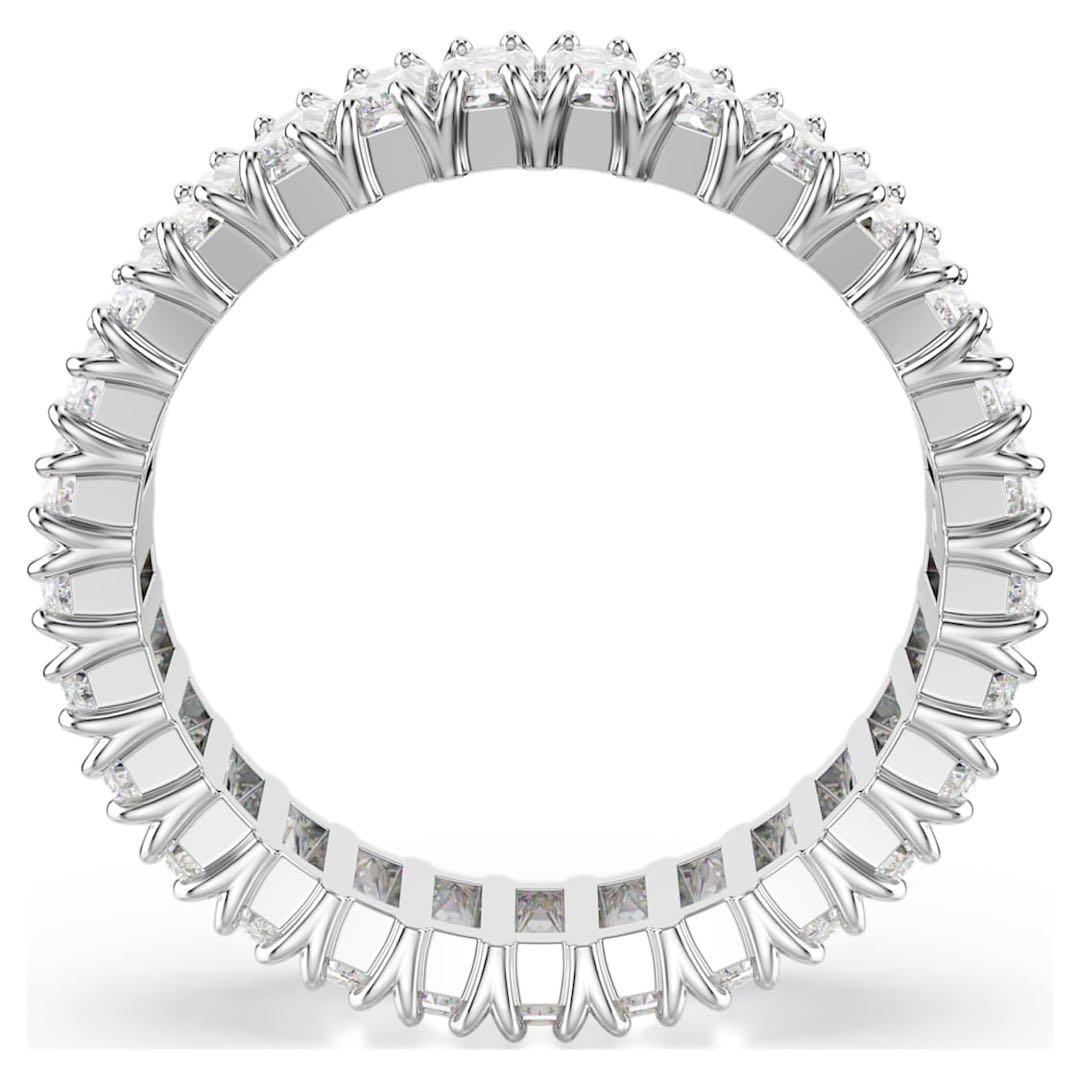 スワロフスキーMatrix リング バゲット・カット, ホワイト