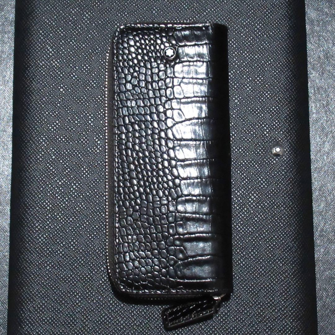 モンブラン ペンケース ペンポーチ マイスターシュテュック 2本用 113085