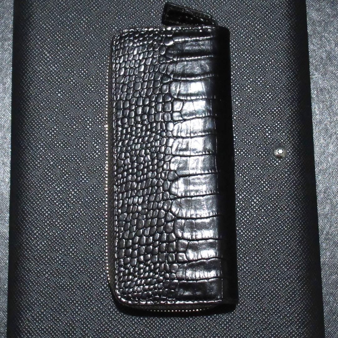 モンブラン ペンケース ペンポーチ マイスターシュテュック 2本用 113085