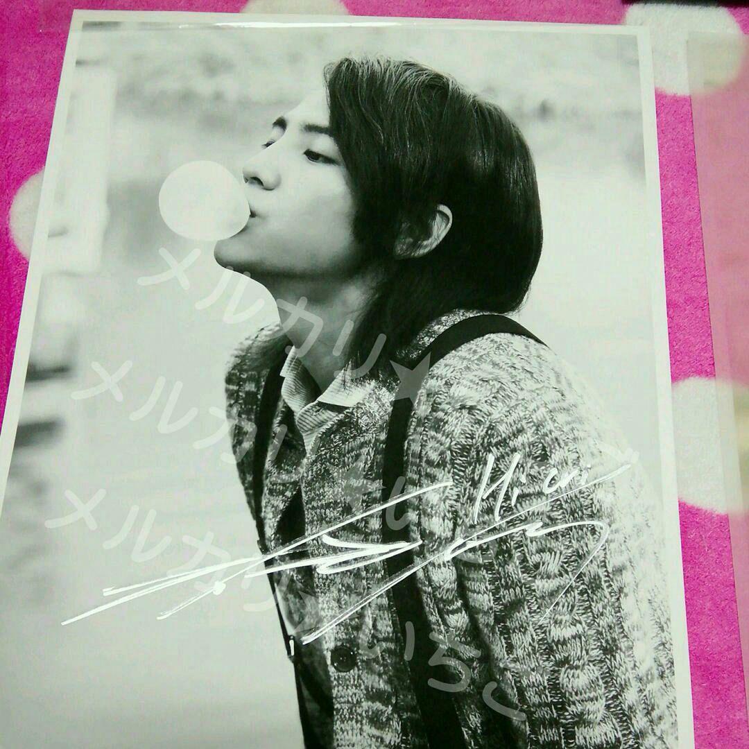 《842》チャングンソク  オートグラフフォト 直筆サイン入り写真