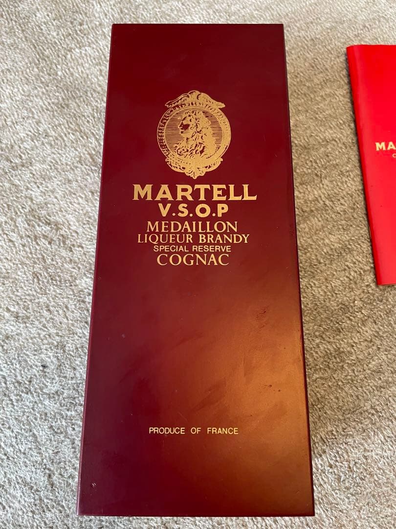マーテル　メダリオン　VSOP ブランデー　箱.冊子付き　コニャック