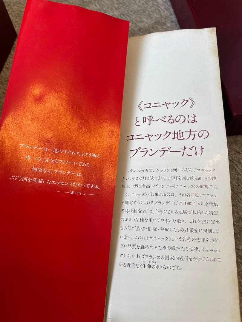 マーテル　メダリオン　VSOP ブランデー　箱.冊子付き　コニャック
