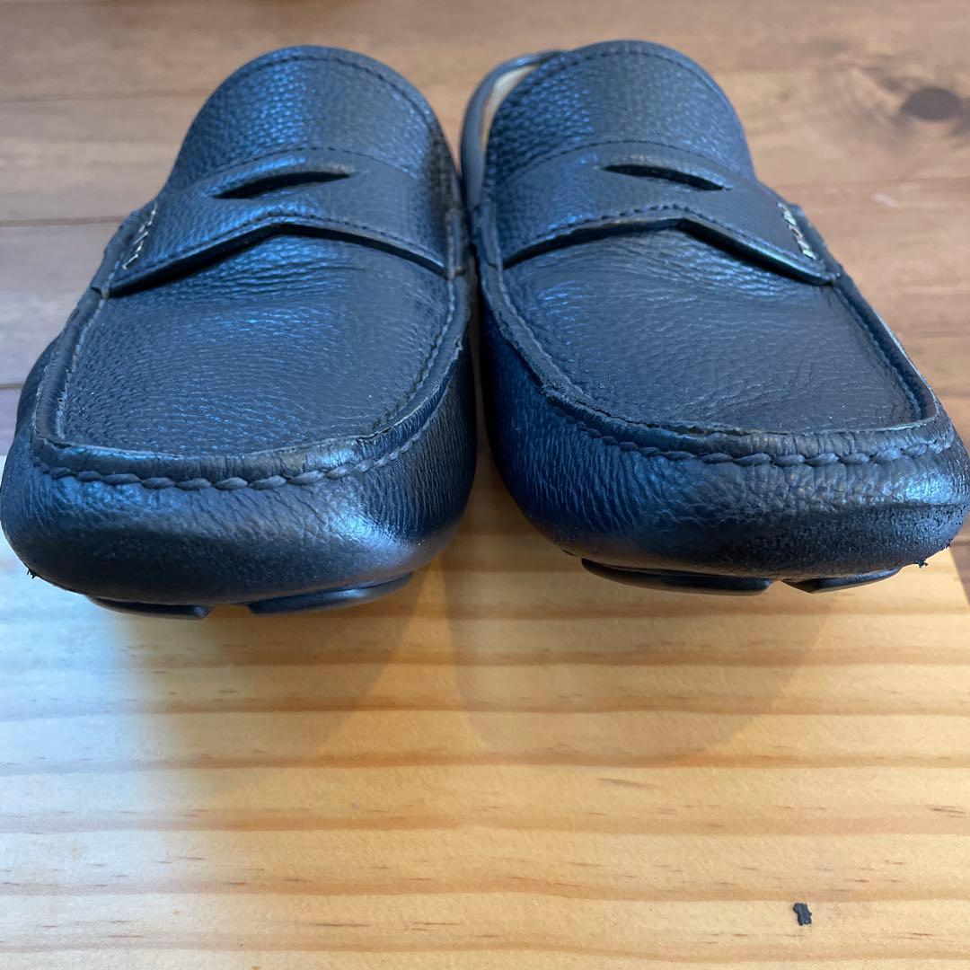 プラダ PRADA ローファー スリッポン ドライビングシューズ　ネイビー