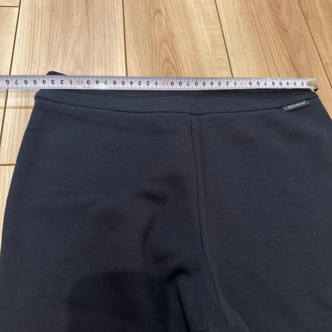 モンクレール　14a ネイビースウェット長ズボン サイド白ライン