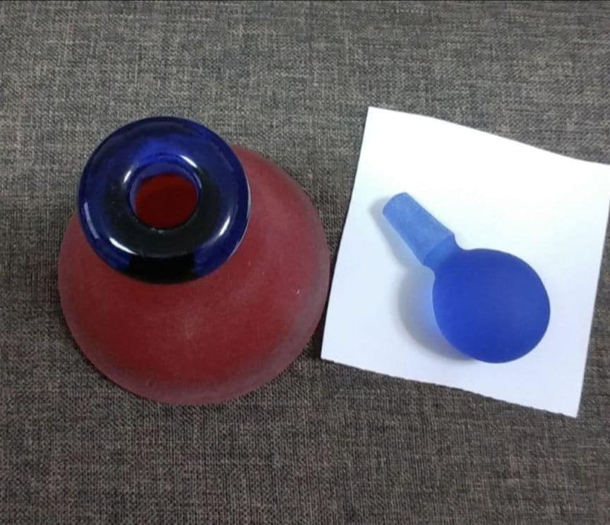 フランコ モレッティ　香水ボトル　ガラスアート　ガラス瓶　インテリア　ガラス細工