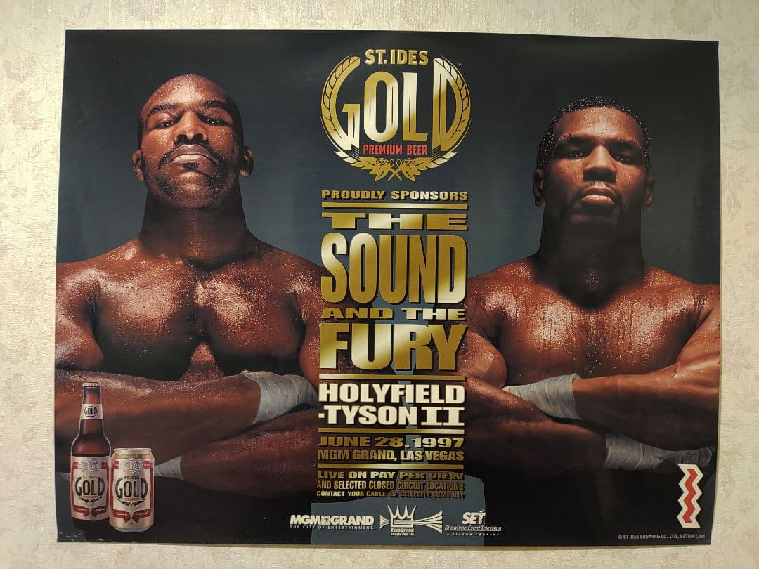 マイクタイソンvsイベンダーホリフィールド　ポスター