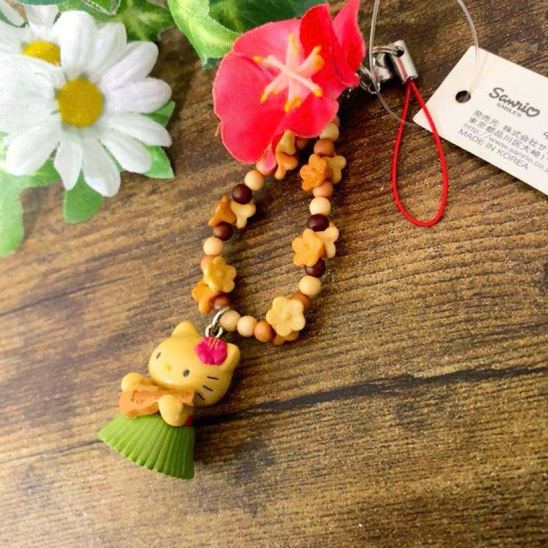 ☆激レア☆ハローキティ ハワイ ストラップ　ハイビスカス　入手困難　2002