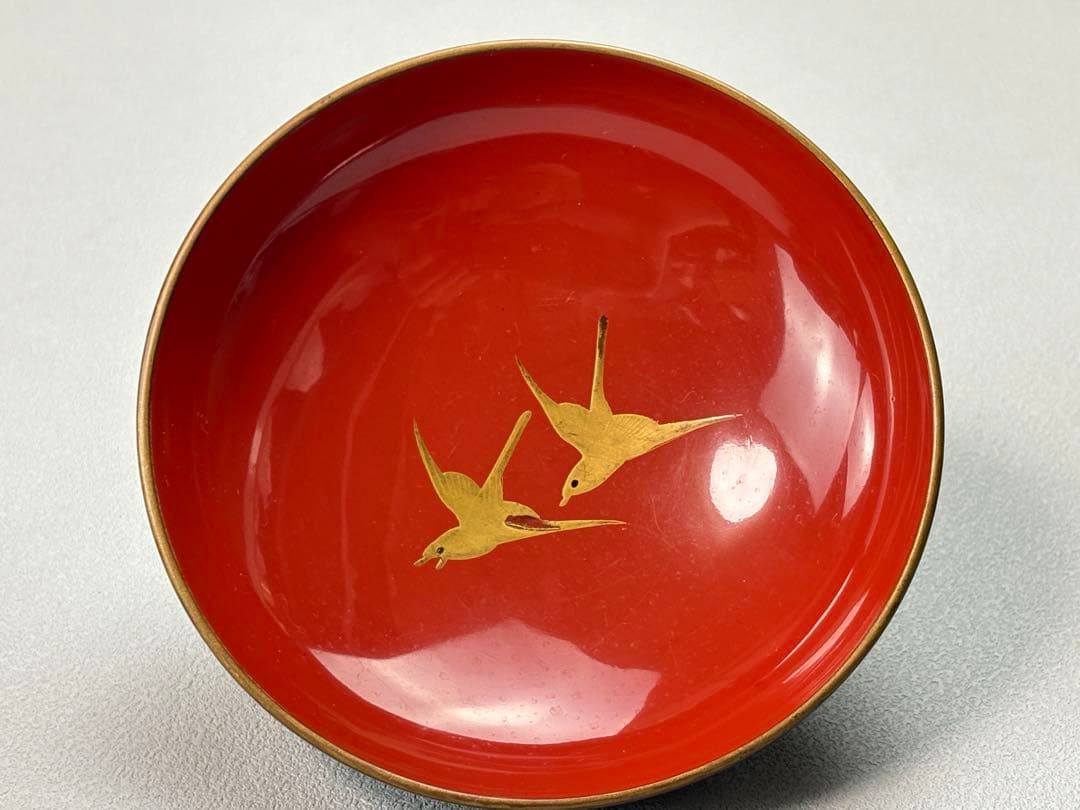 時代漆芸 金蒔絵 木製 菓子椀 吸物椀 10客セット R7112345