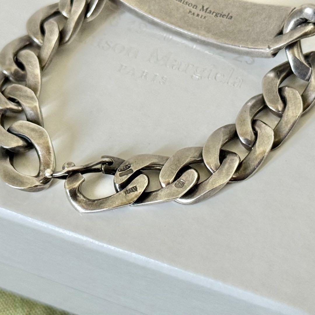 Maison Margiela シルバーチェーン ID ブレスレット