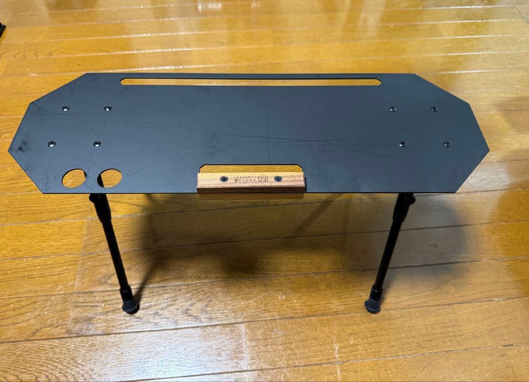 アイアン工房　折りたたみテーブル 黒