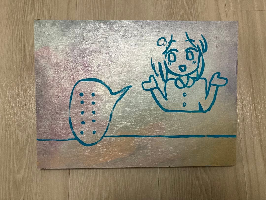 【真作】藤城嘘「無言の絵2」2019年　カオス*ラウンジ　黒瀬陽平　梅沢和木