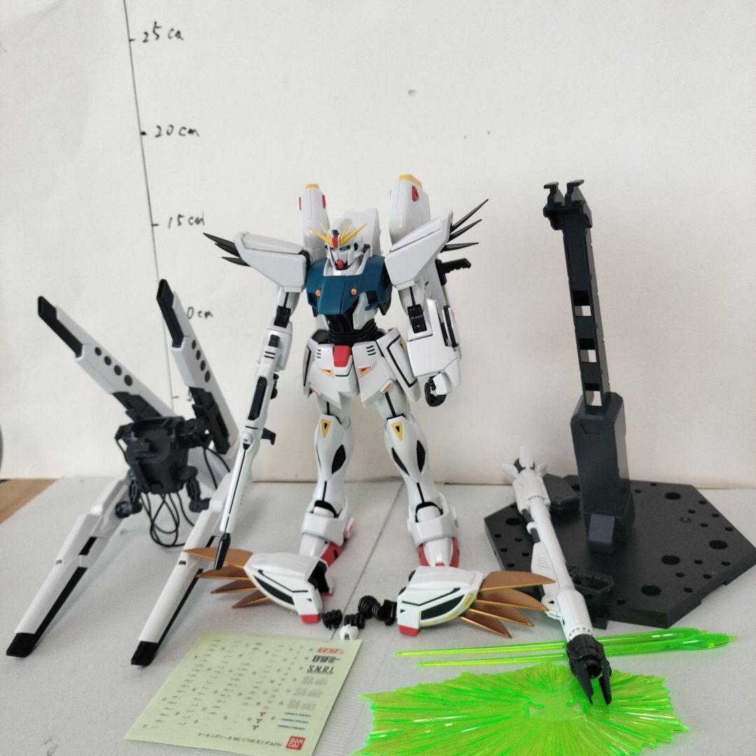 MG1/100 ガンダムF91ver2.0 完成品ガンプラ バックキャノン装着型