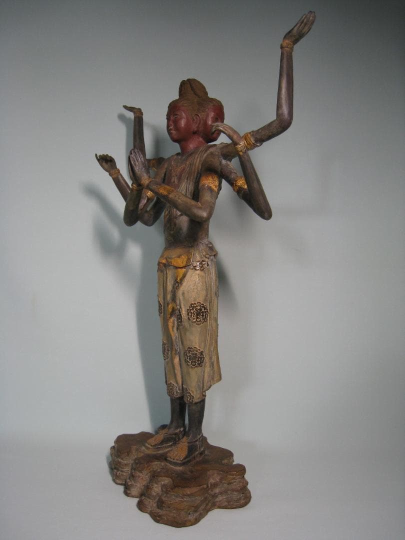 喜多敏勝　【阿修羅像】青銅製　国宝阿修羅像復刻版　高さ約41㎝