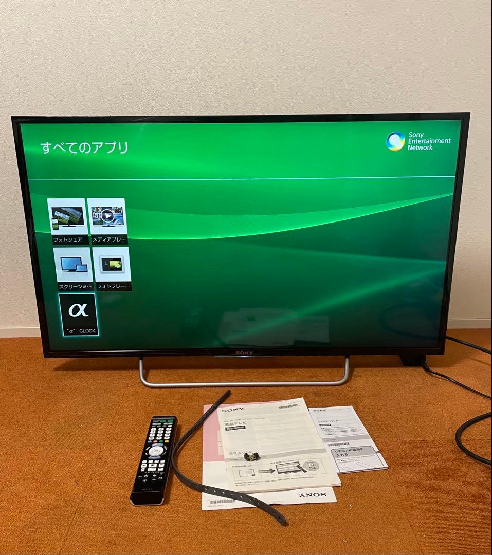 SONY 40V型 液晶テレビ BRAVIA KJ-40W700C 動画アプリ○