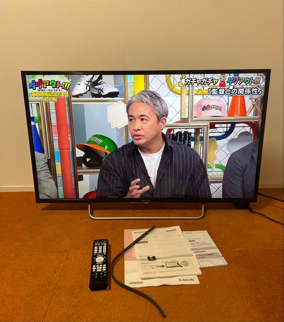SONY 40V型 液晶テレビ BRAVIA KJ-40W700C 動画アプリ○