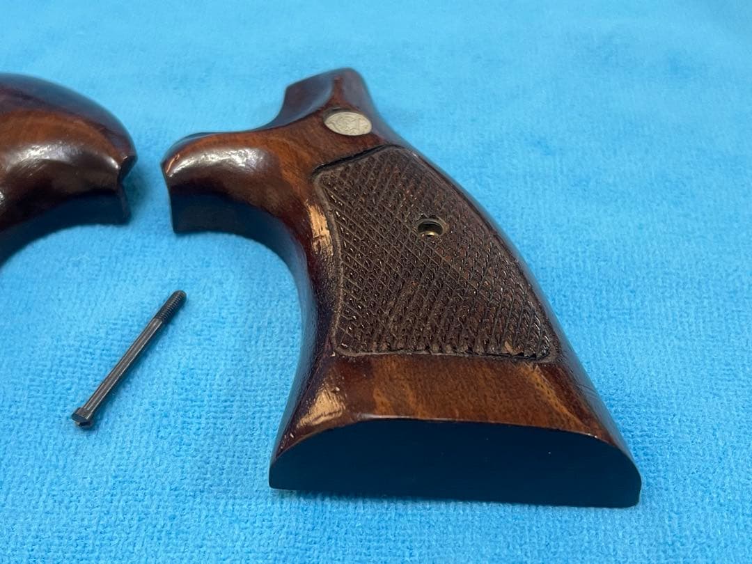 マルシン　Kフレーム　Lフレーム　木製グリップ　M586 M686 モデルガン