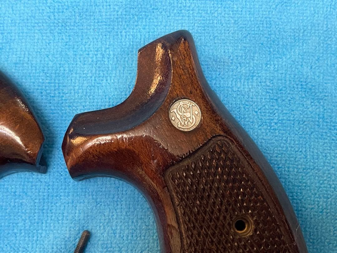 マルシン　Kフレーム　Lフレーム　木製グリップ　M586 M686 モデルガン