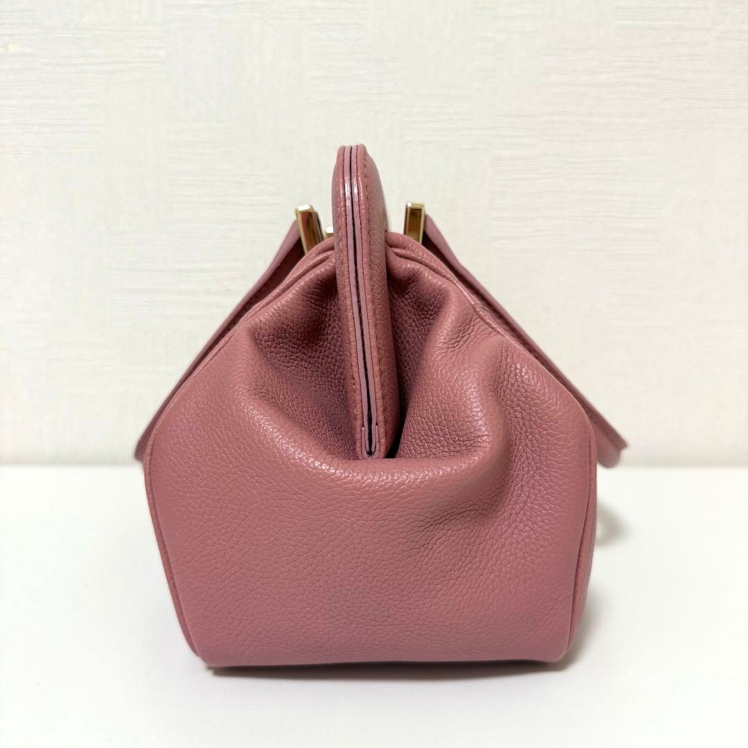 【美品】MORABITO モラビト カーフレザー ミニボストン