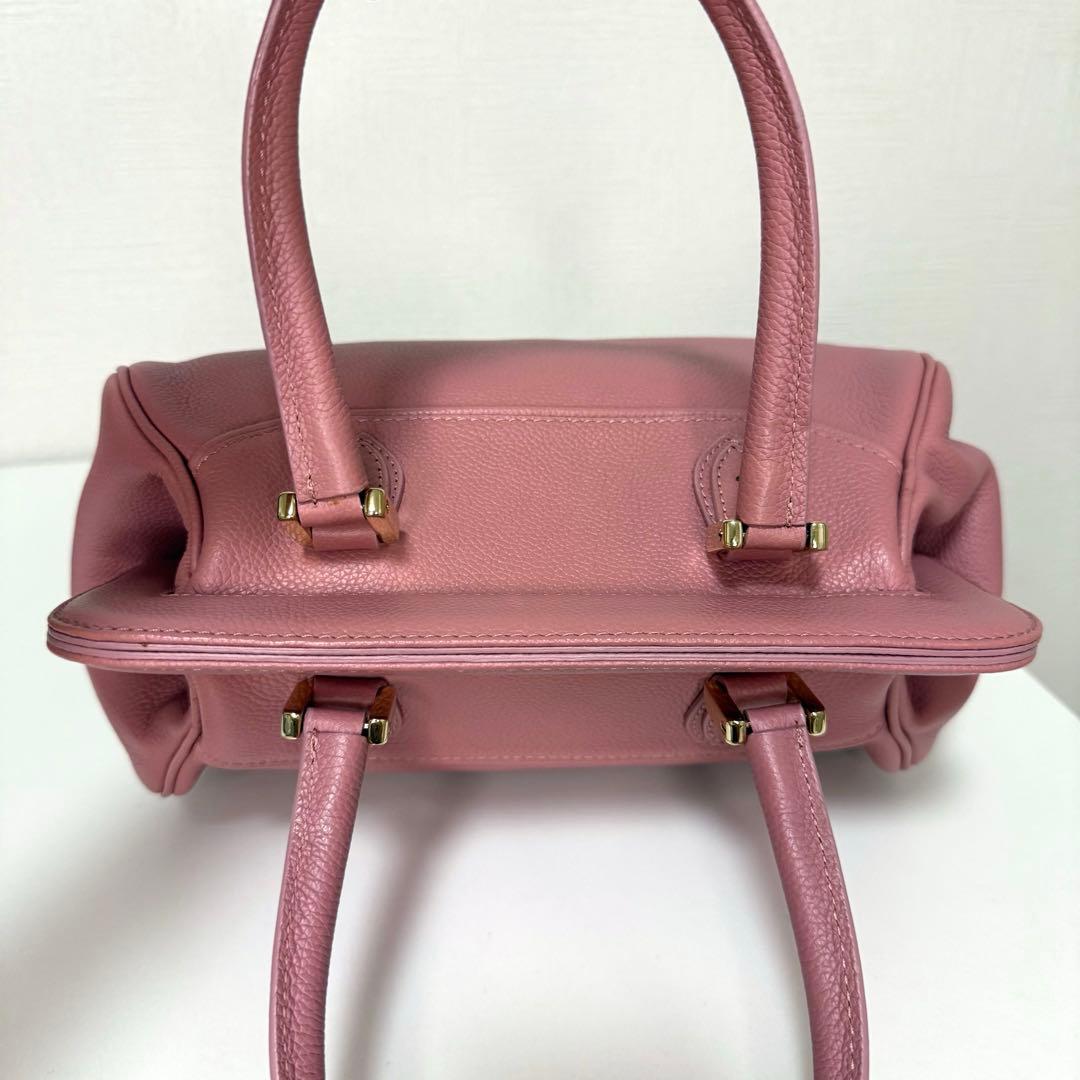 【美品】MORABITO モラビト カーフレザー ミニボストン