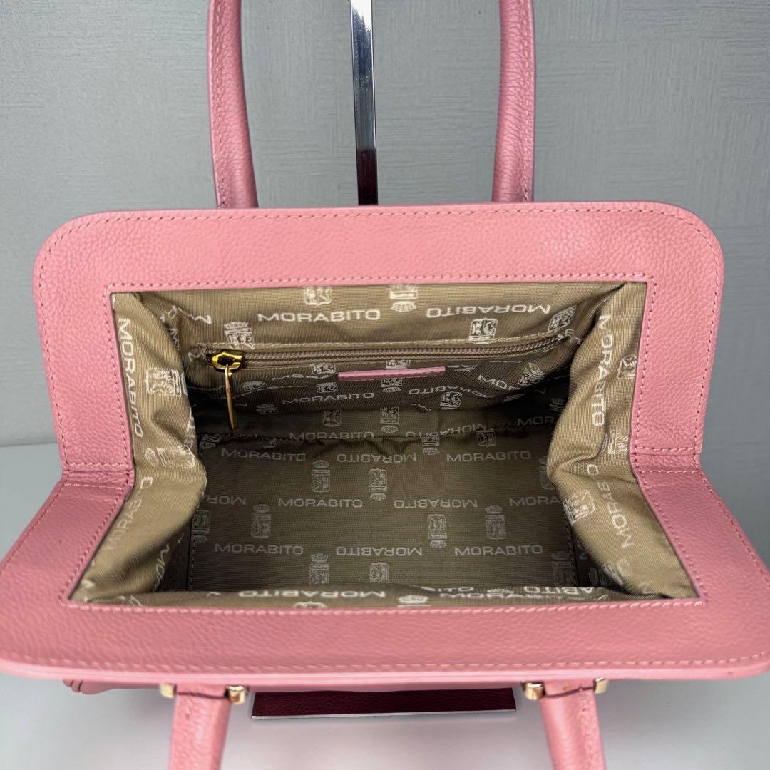 【美品】MORABITO モラビト カーフレザー ミニボストン