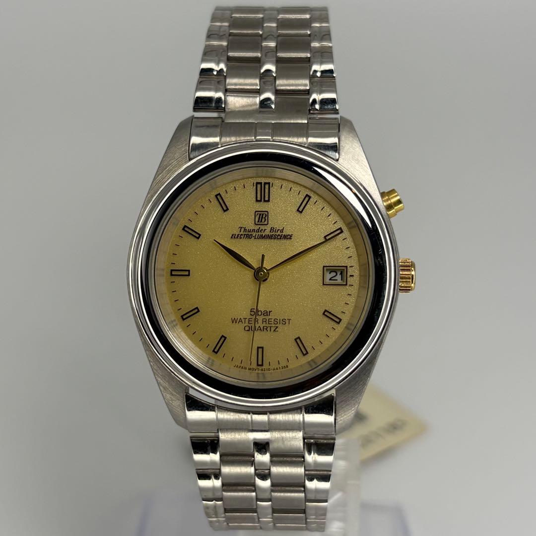 未使用品 CITIZEN シチズン サンダーバード クォーツ腕時計 電池交換済