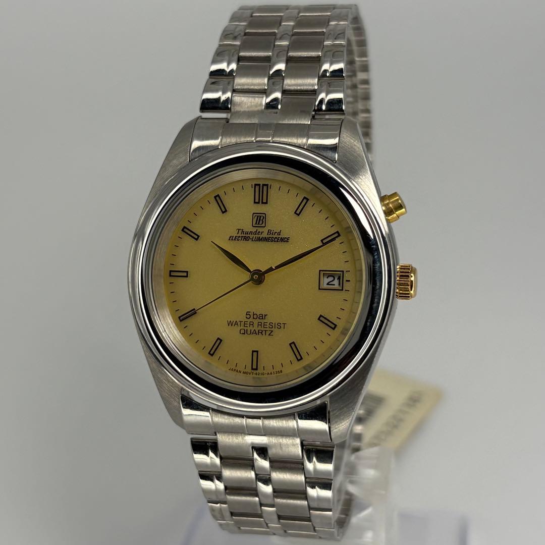 未使用品 CITIZEN シチズン サンダーバード クォーツ腕時計 電池交換済