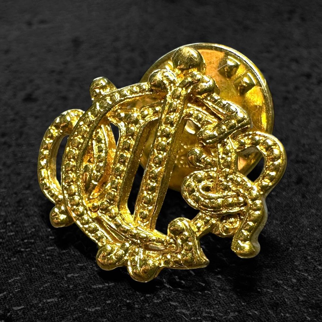 アクセサリー Christian Dior Logo emblem brooch