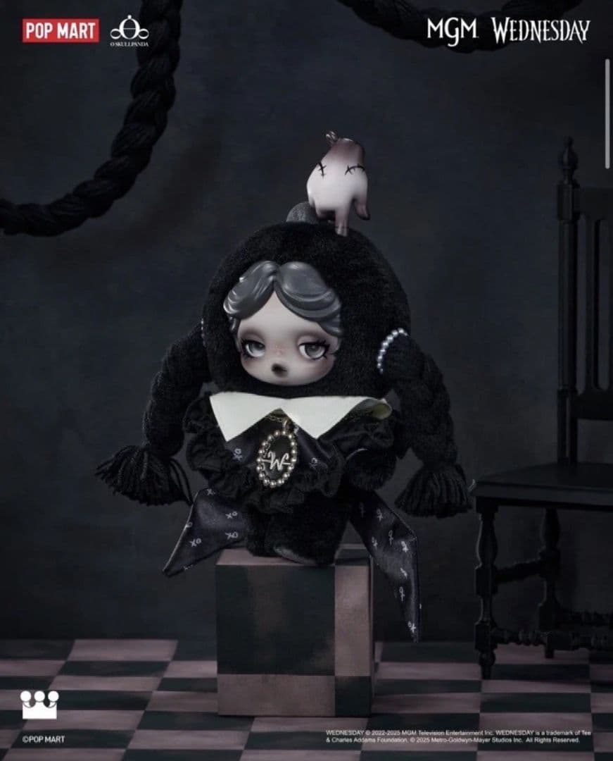 【正規品】SKULLPANDA Wednesday Plush ニューヨーク限定