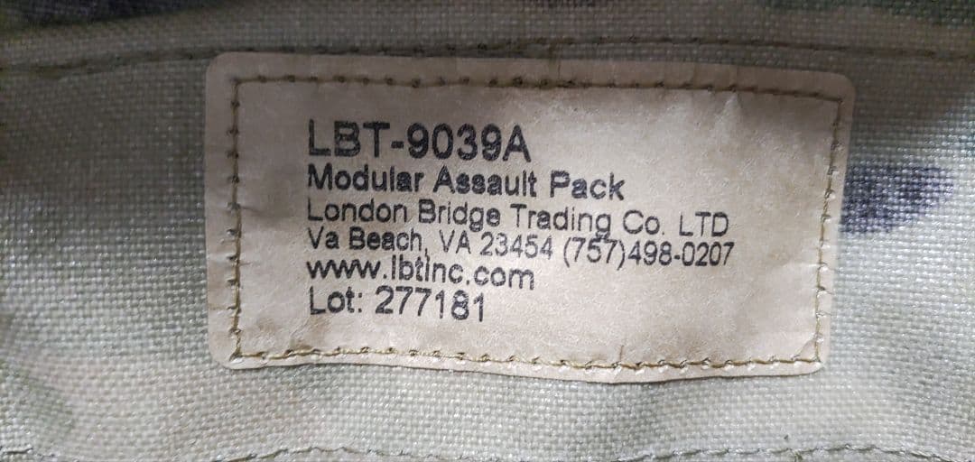 【実物】LBT-6094A-QRC-V2 マルチカム プレートキャリア ポーチ