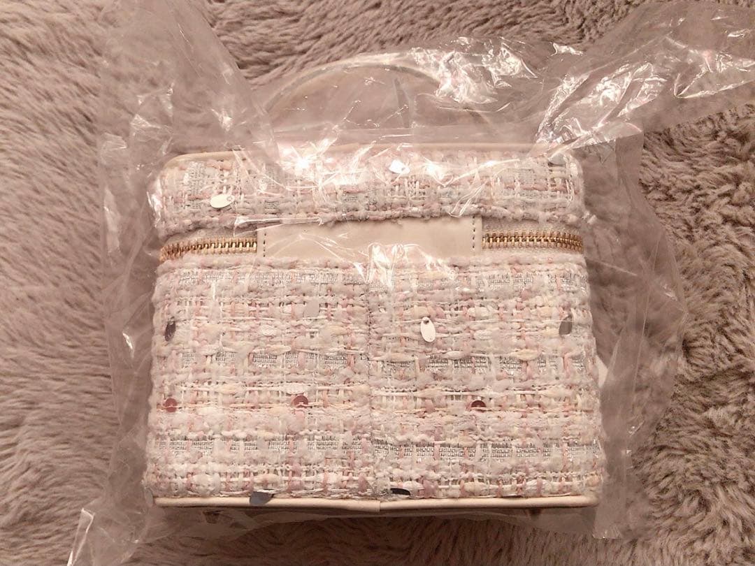 Herlipto Tweed Crystal Vanity Bag 新品