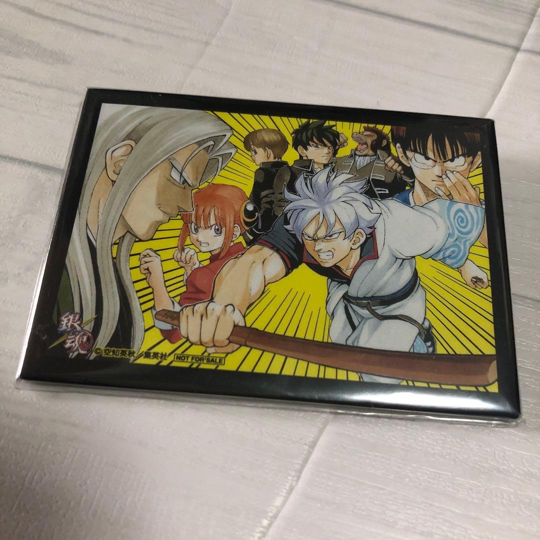 銀魂　ジャンプGIGA 懸賞　当選　スクエアバッジ　缶バッジ