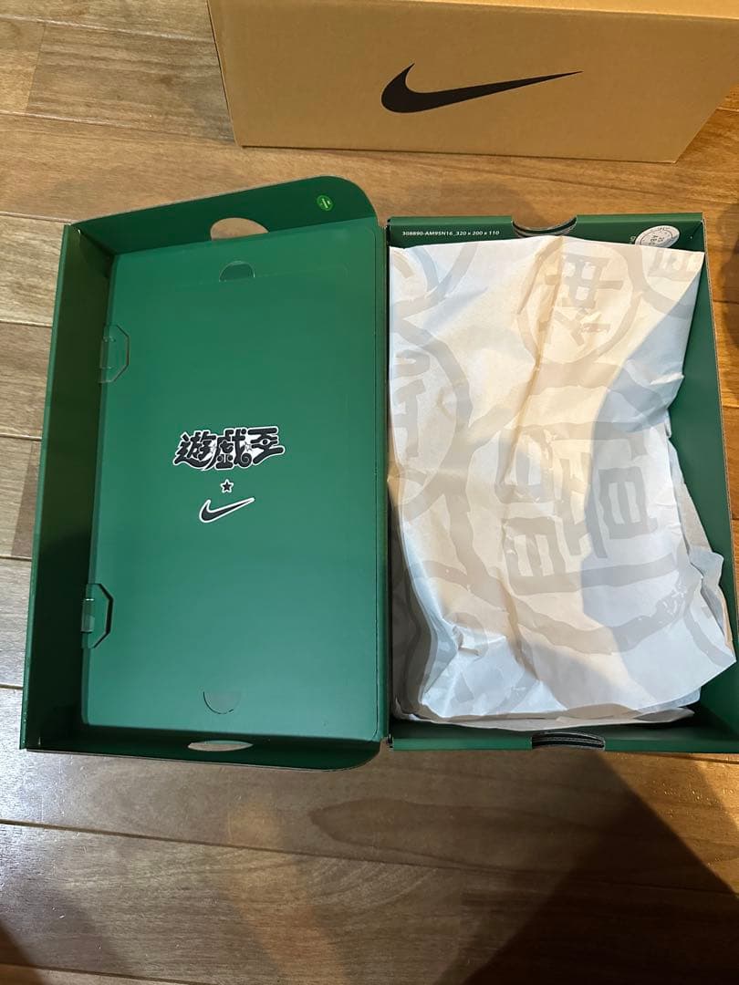 遊戯王×ナイキ エアマックス95 箱&カードのみ