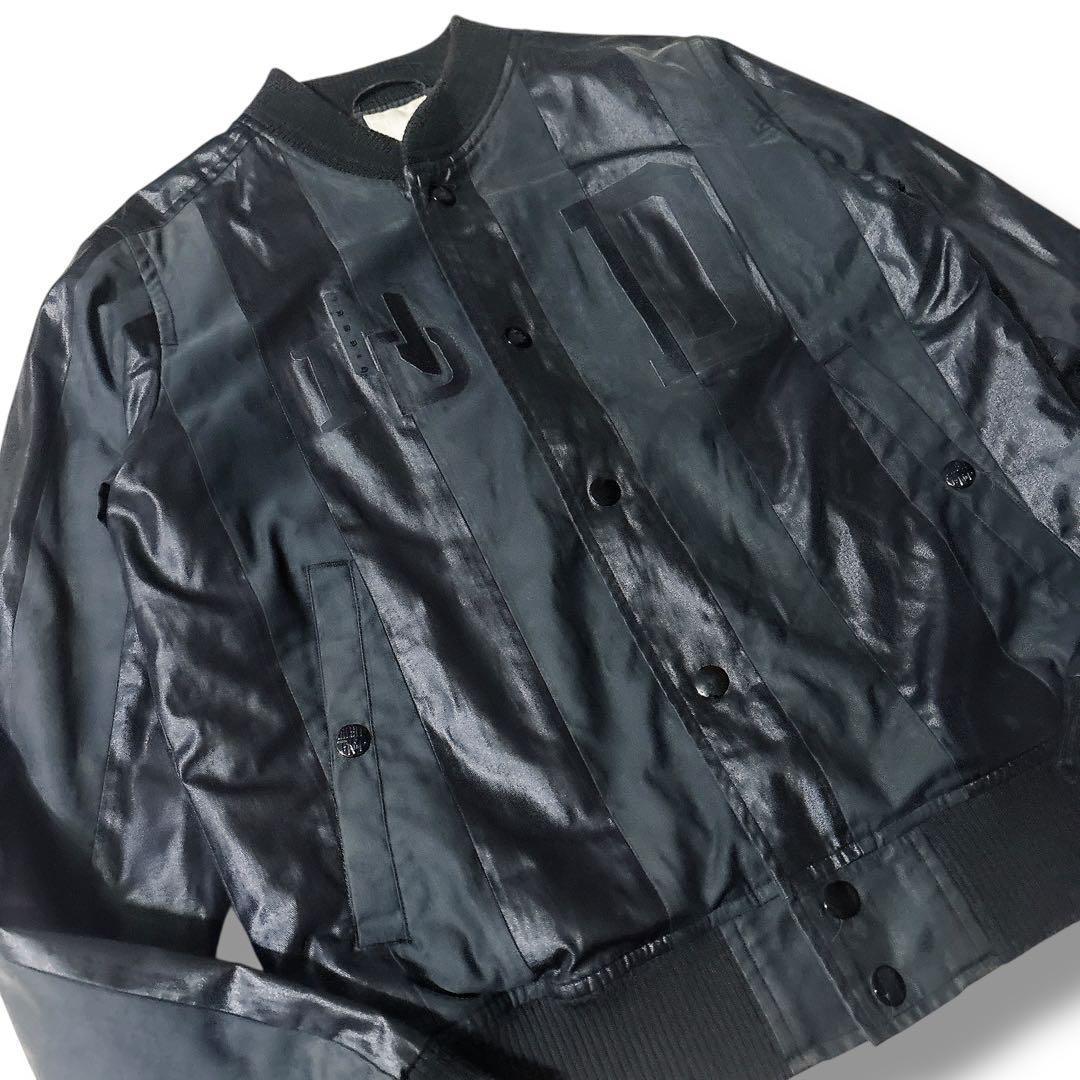 希少 DIESEL ディーゼル ナイロン切替 スタジャンブルゾン ジャケット M
