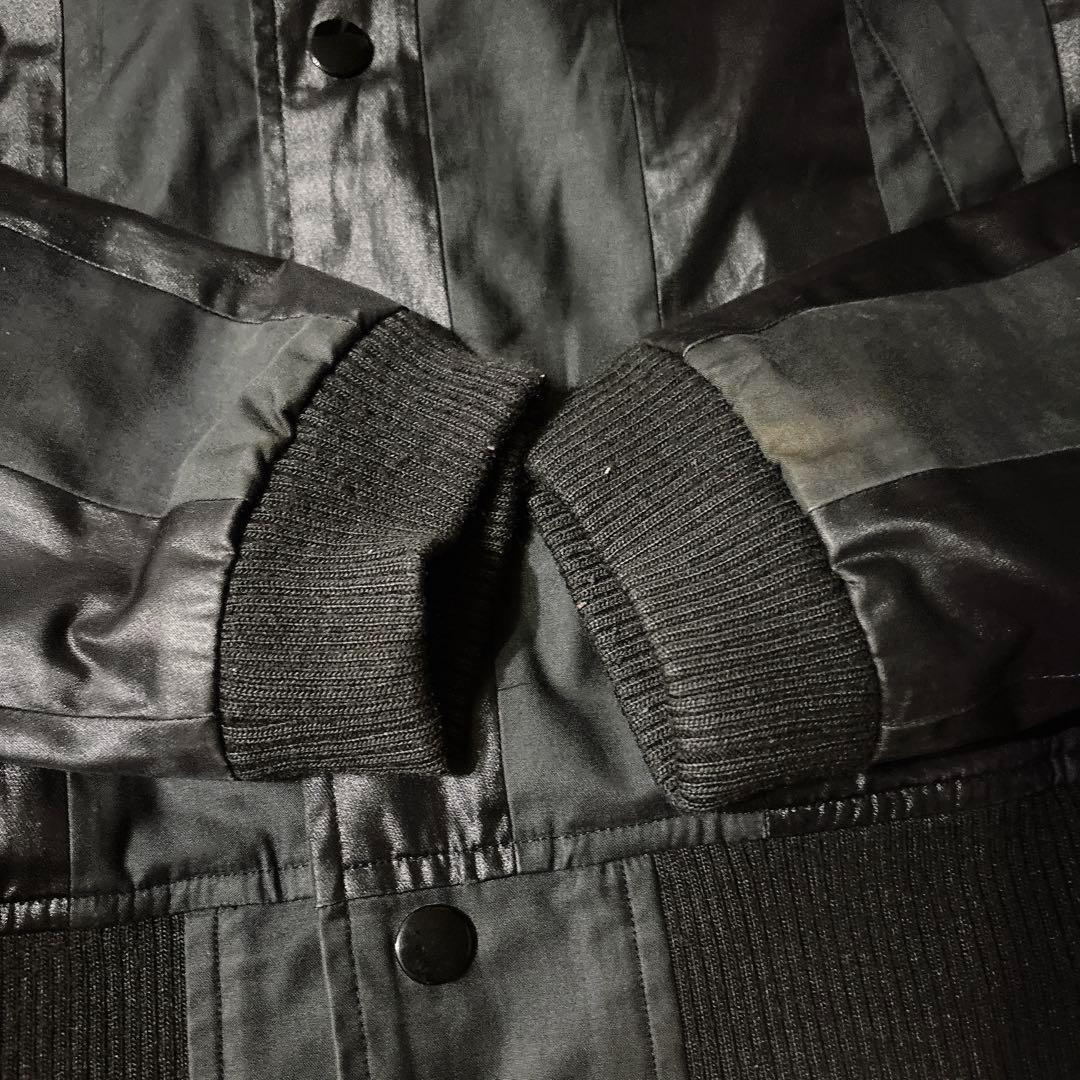 希少 DIESEL ディーゼル ナイロン切替 スタジャンブルゾン ジャケット M