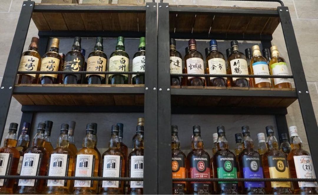 ウイスキーラック　上段バー無しタイプ　特大ウィスキーラック　飾り棚 1209