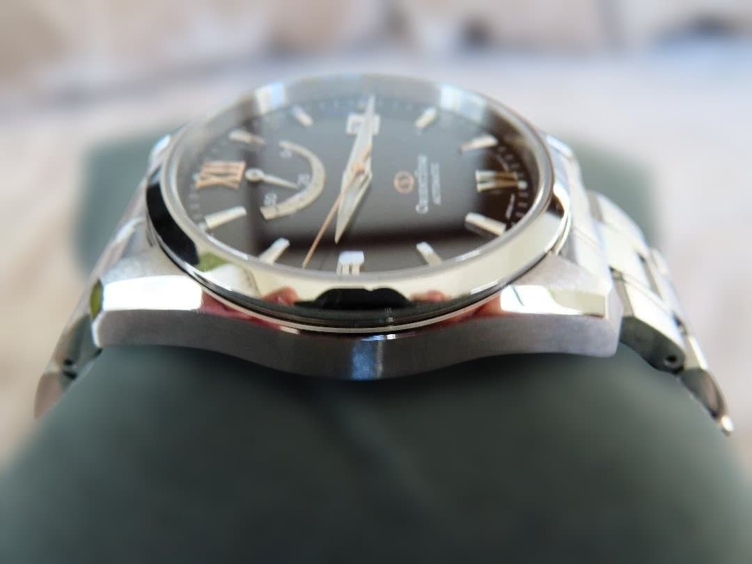 オリエントスター 機械式 メンズ腕時計ネイビー RK-AU0005L