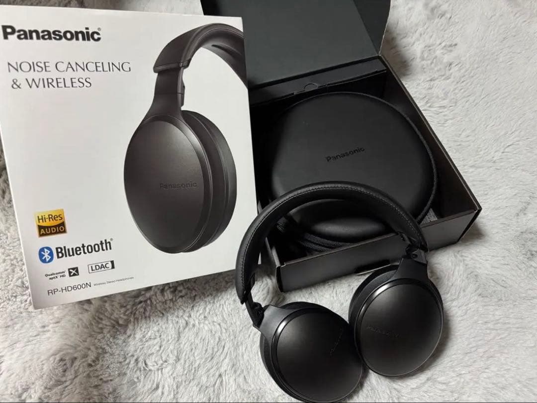 パナソニック RP-HD610N-Kワイヤレスステレオヘッドホンノイズキャンセル