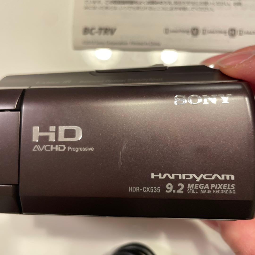 【美品】SONY HDR-CX535 ハンディカム 本体(バッテリー2個付き)