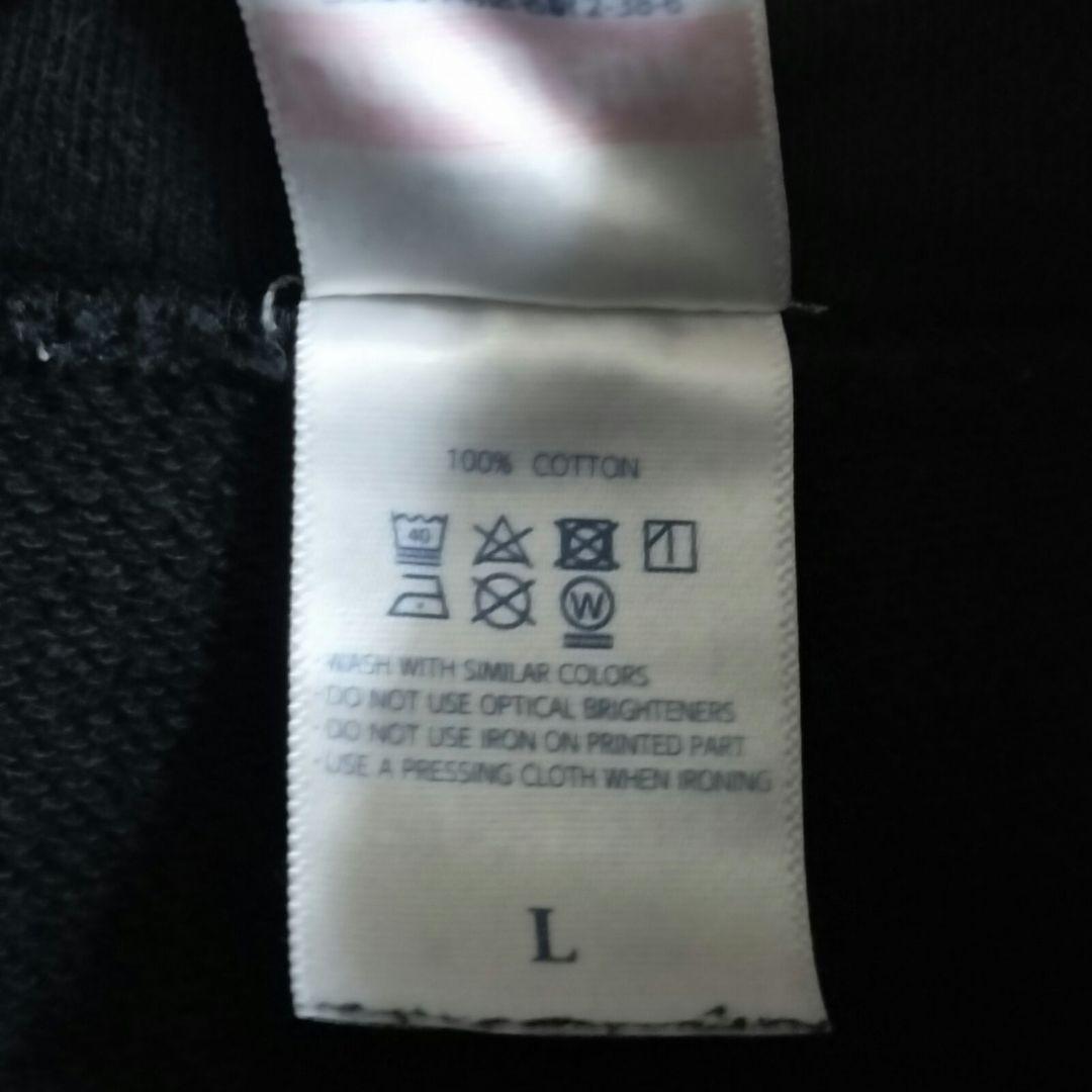 優里 ドライフラワー パーカー ブラック Lサイズ