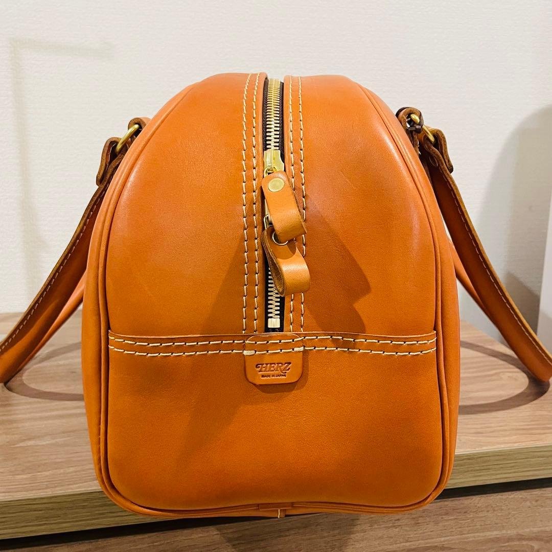 【極美品】HERZ カジュアルボストンバッグ V-139 Mサイズ