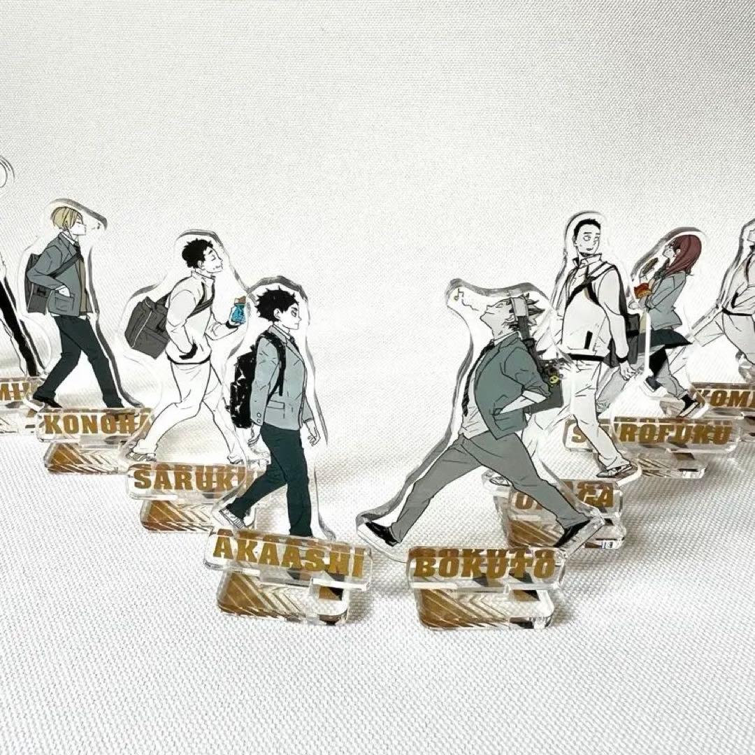 ハイキュー原作アクリルフィギュアコレクション木兎赤葦アクスタジャンプショップ梟谷