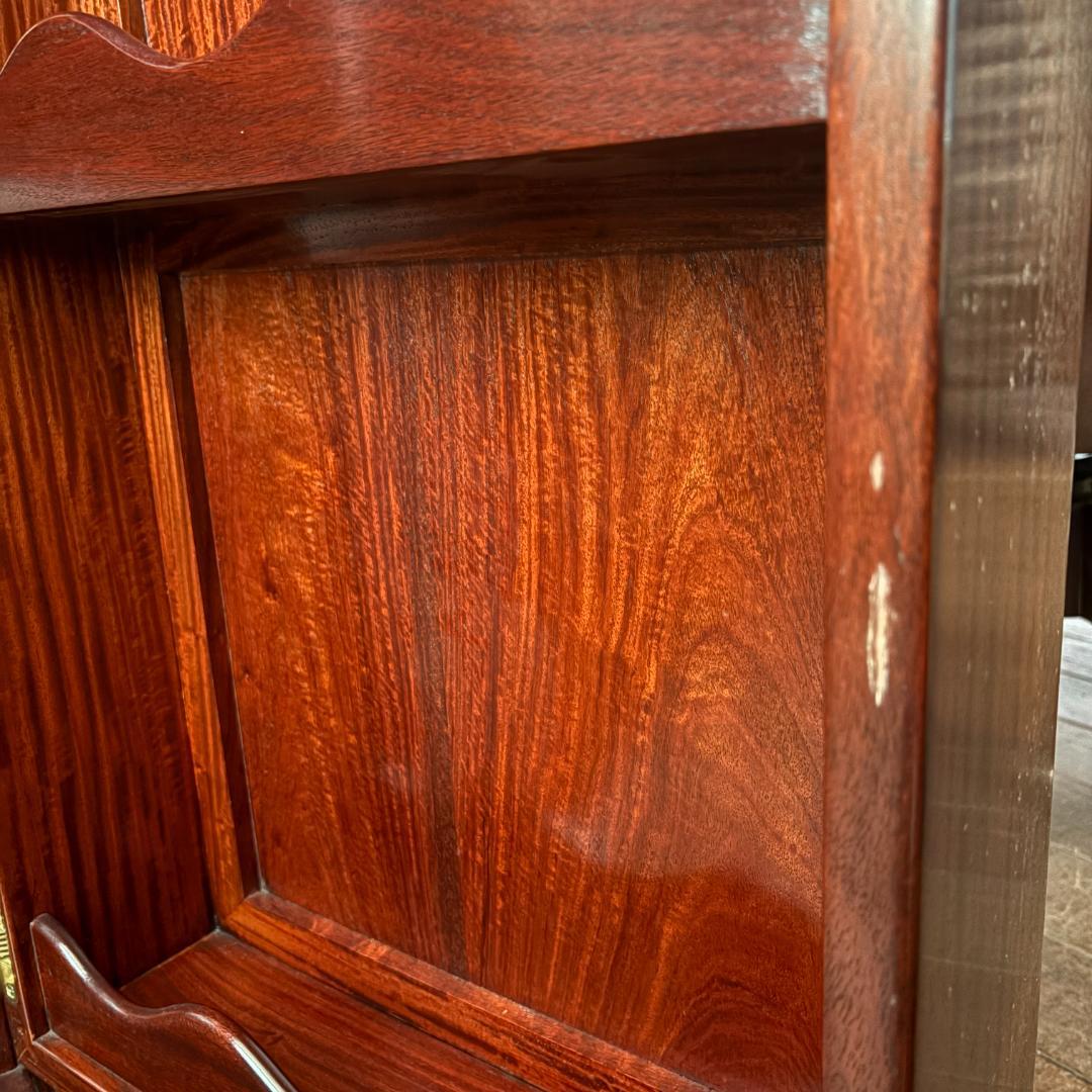 折り畳み式 カウンターキャビネット ワインラック 引き出し収納つき