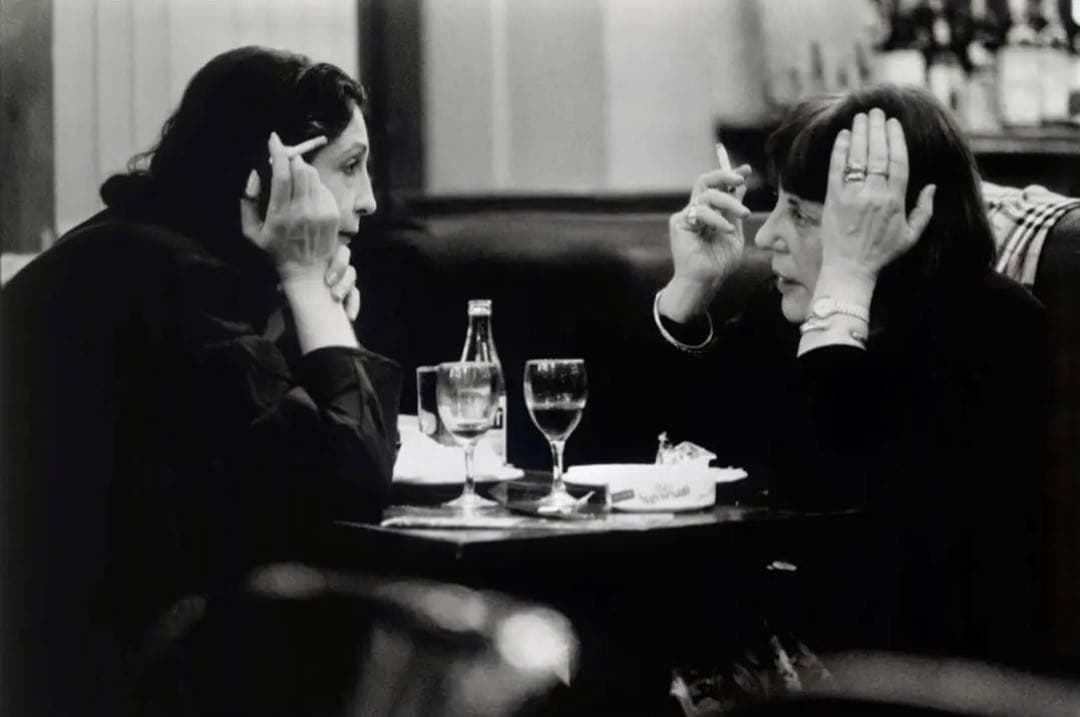 初沢克利 パリ人物・カフェの語らい オリジナルプリント